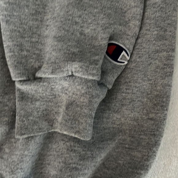 BIG KIDS' size LARGE Champion FRENCH TERRY BOYS' CREW NECK CLASSIC SCRIPT - Picture 2 of 6